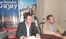 El Secretario de Turismo de la provincia de Jujuy, Lic. Juan José Martearena e Ignacio Güizzo, Presidente de la Cámara de Turismo de Jujuy