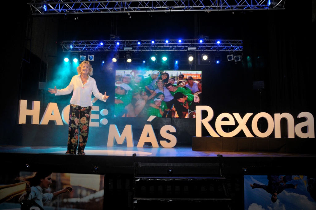 Cecilia Baccigalupo hablando de su historia en Rexona HACÉ MÁS
