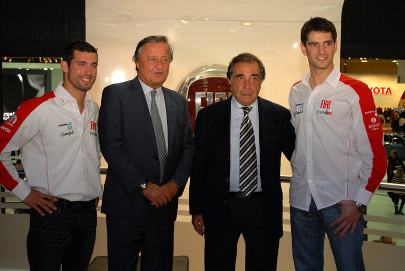 José María López y Facundo Ardusso junto a Cristiano Rattazzi y Jorge Rizzuto