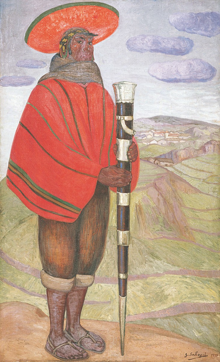 José Sabogal (Cajabamba, 1888-Lima, 1956) Varayoc de Chinchero 1925 Óleo sobre tela Pinacoteca Municipal Ignacio Merino Municipalidad Metropolitana de Lima.