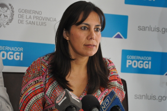 Celeste Sosa, Ministra de Turismo y Las  Culturas de San Luis