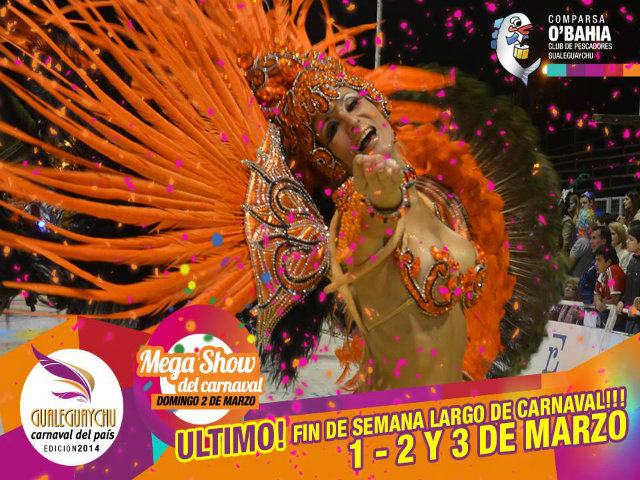 Último fin de semana de Carnaval en Gualeguaychú