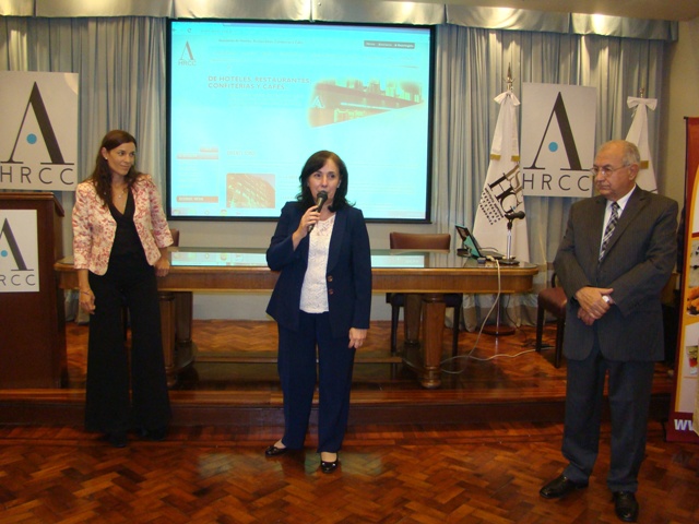 Verónica Sánchez, Graciela Fresno y Eduardo Zabalegui.
