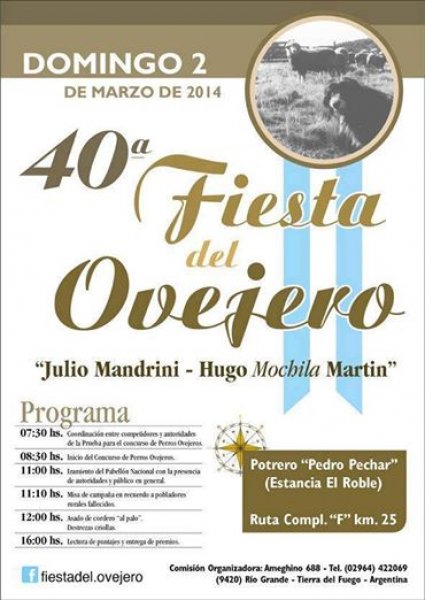 Comienza la 40º edición de la Fiesta Provincial del Ovejero