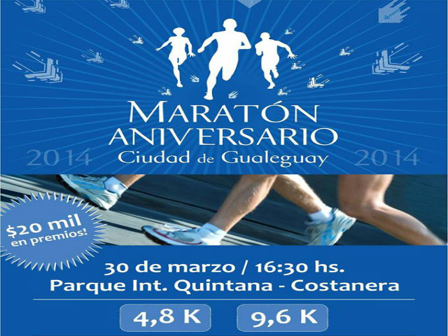 Maratón Aniversario en Gualeguay