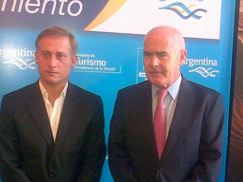 El Intendente Esteban Avilés y el Ministro de Turismo de la Nación Enrique Meyer