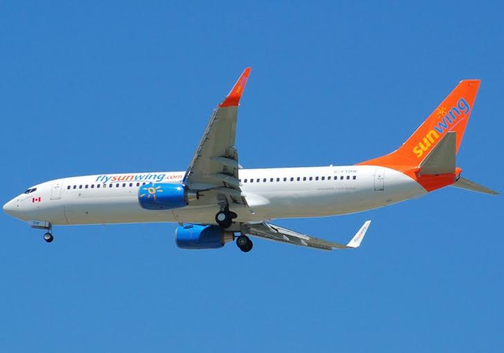 pty sunwing airlines