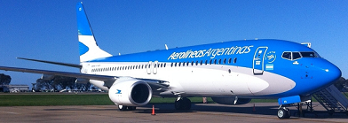 AR Aerolíneas Argentinas incorporó un nuevo Boeing 737 800, modelo 2012