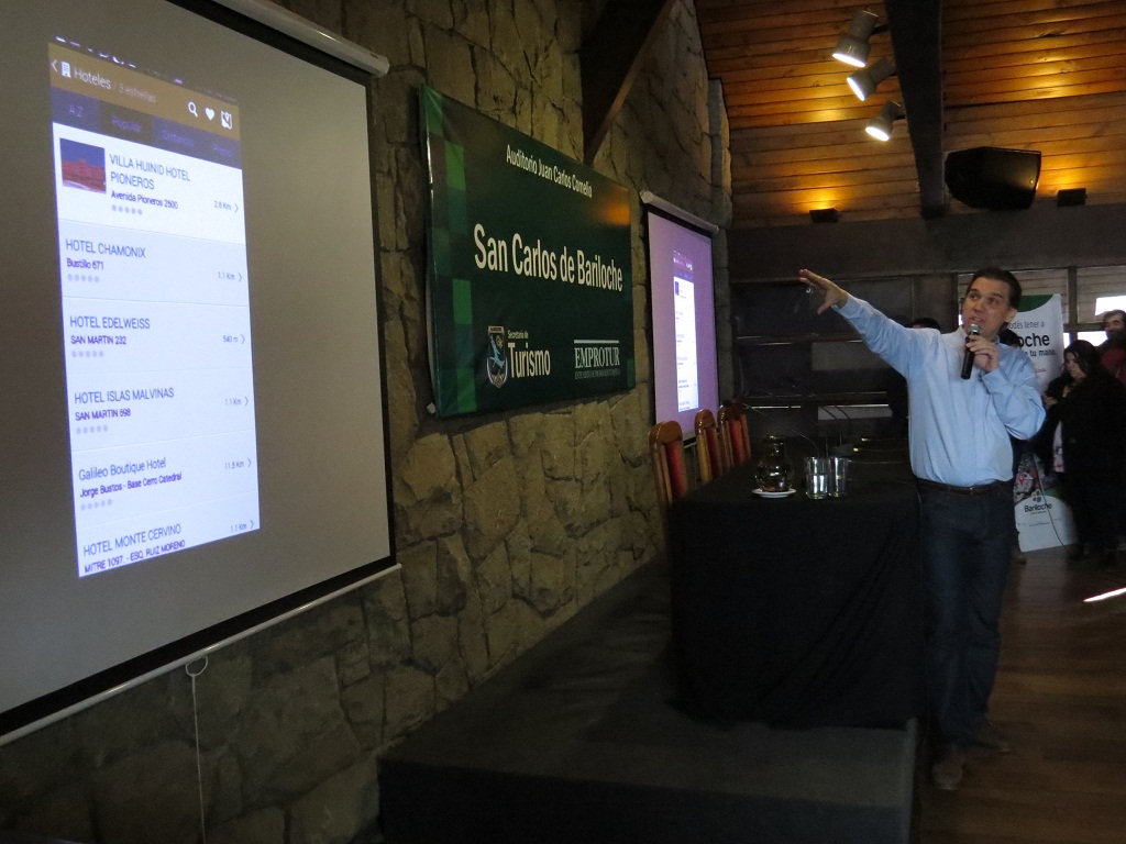 Bariloche presentó la primera guía turística geolocalizada del país2