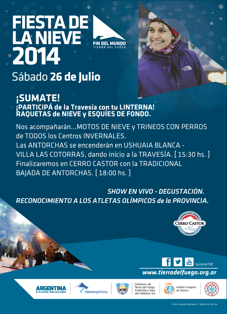 Ushuaia se prepara para la Fiesta de la Nieve 2014