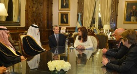 La Presidenta recibió al Ministro de Turismo de Arabia Saudita