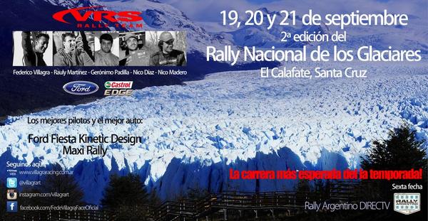 Se viene el 2° Rally de Los Glaciares