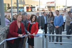 Inauguración del acceso que conecta Terminal Fluviomarítima de Colonia con Centro BIT