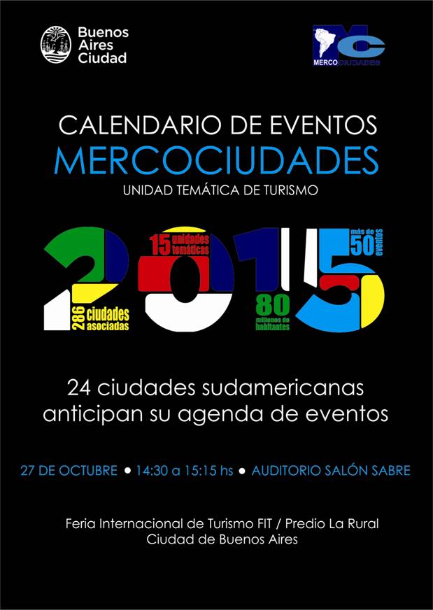 calendario eventos mercociudades 2015