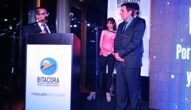  Fue en los premios nacionales Bitácora. El reconocimiento llegó de la mano de más de 400 empresarios afines al sector turístico. 
