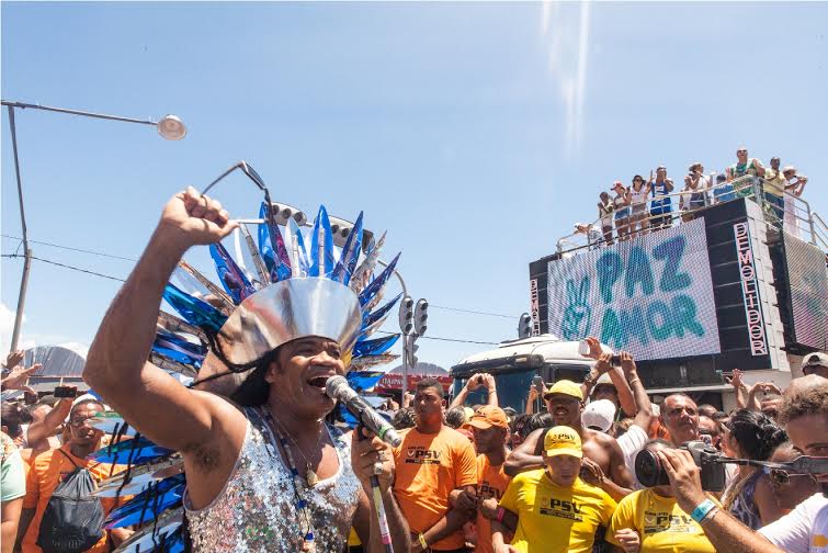 Carlinhos Brown en la pasada edición del carnaval de Bahía