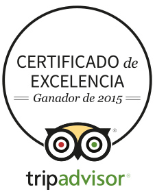 TRIPADVISOR CERTIFICADO EXCELENCIA 2015