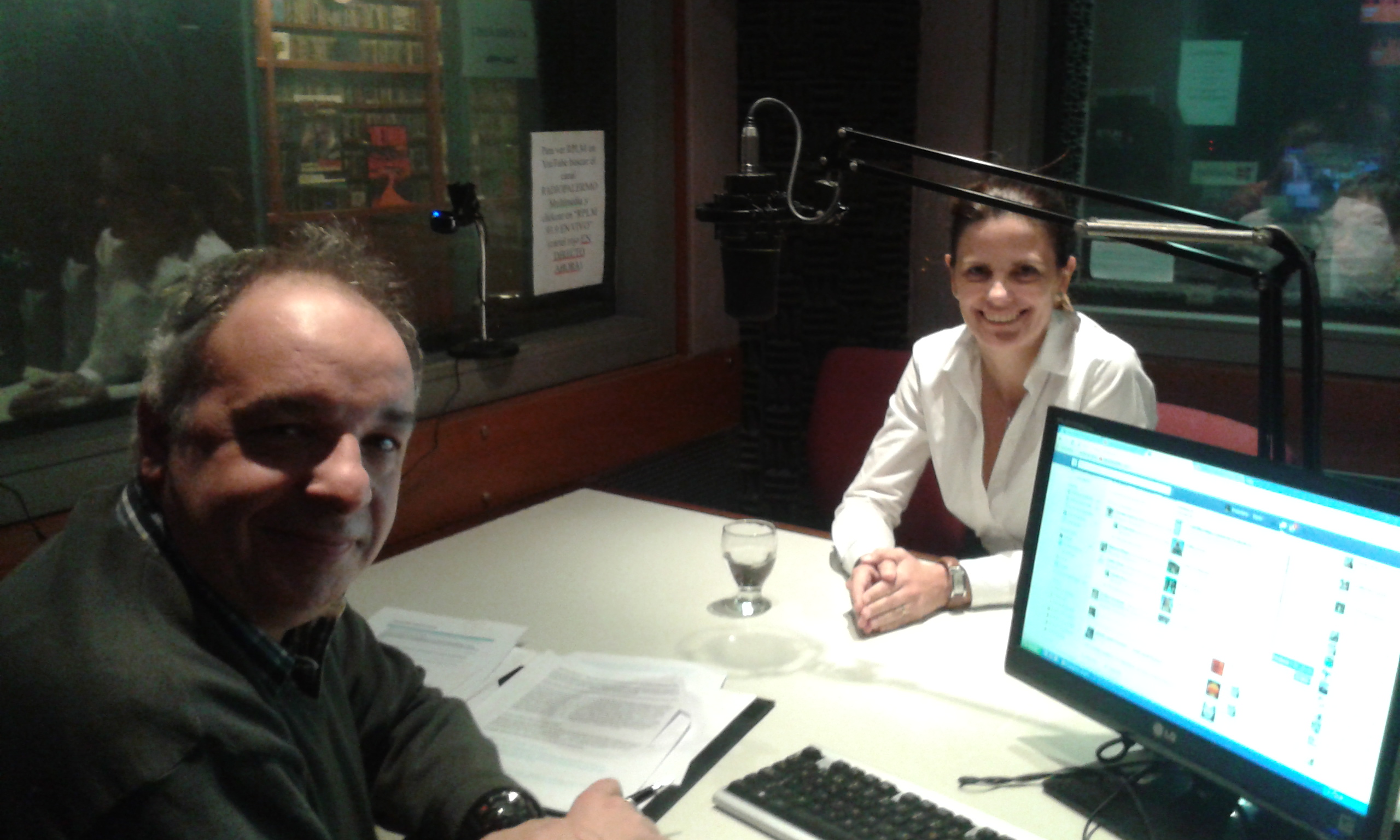 En los estudios de FM Palermo, una nueva emisión de El Diario de Turismo Radio con Francisco Simone junto a Marina Segura