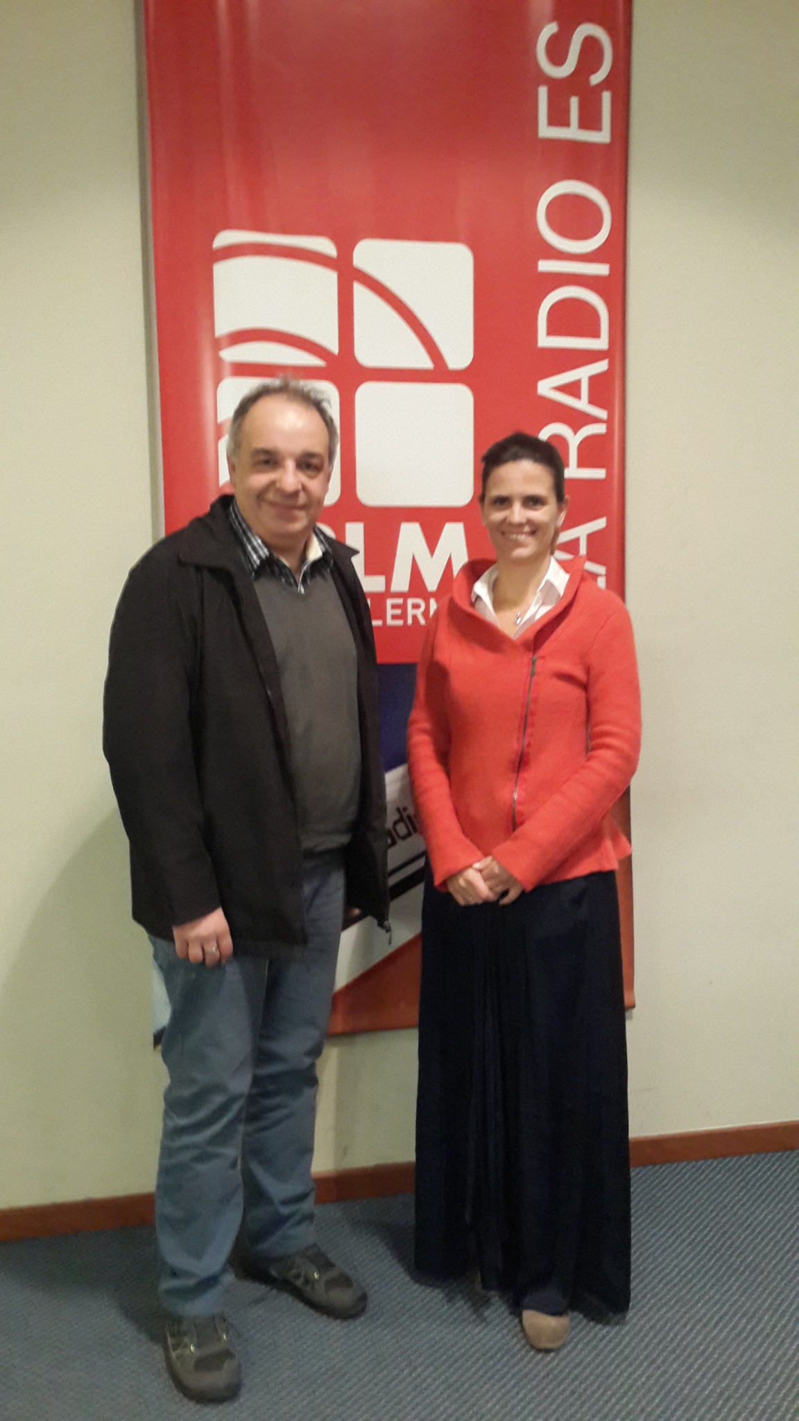 Francisco Simone junto a Marina Segura en El Diario de Turismo Radio