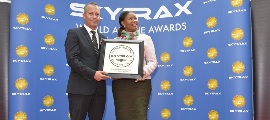 South African Airways multipremiada por Skytrax
