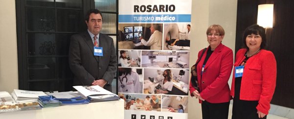 Rosario estuvo presente en el Primer Congreso de Turismo Médico