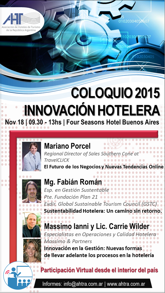 COLOQUIO 2015 INNOVACIÓN HOTELERA