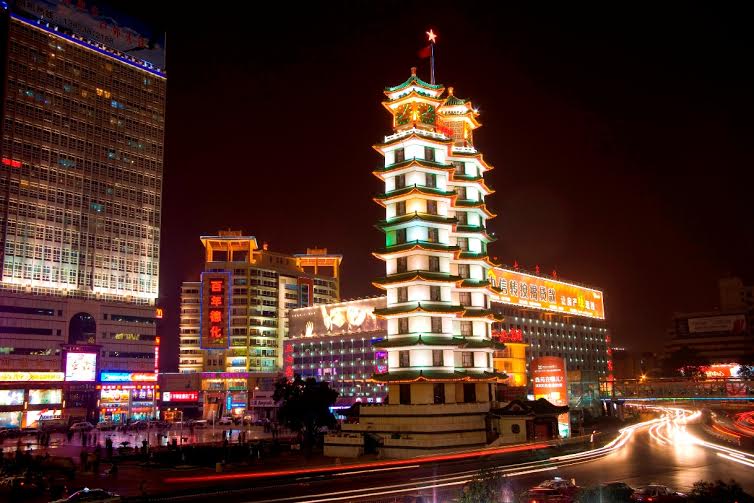 Er Qi Square District in Zhengzhou,Henan