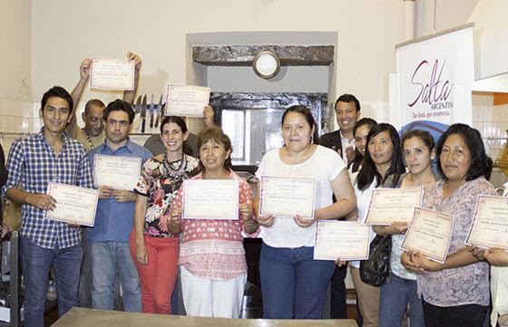 Emprendedores del Valle de Lerma se capacitaron en gastronomía regional