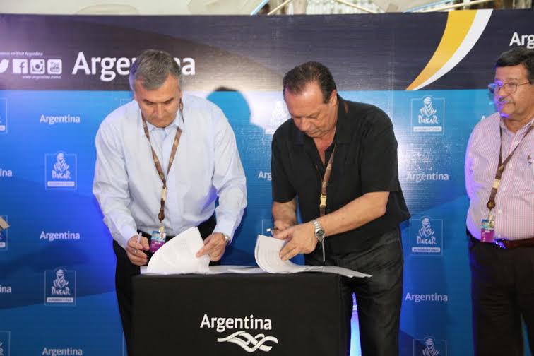 Santos Argentina quiere conservar el Dakar FIRMA