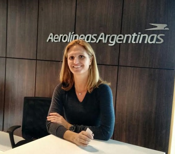 Felicitas Castrillón, Gerente de Relaciones Institucionales de Aerolíneas Argentinas