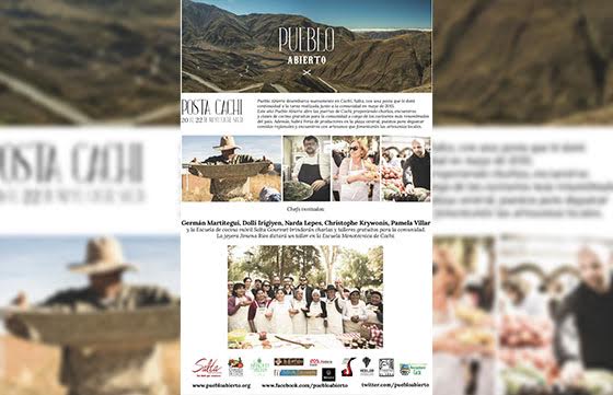 La Provincia de Salta será sede del festival gastronómico Posta Cachi