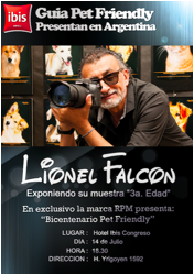El 14 de julio, muestra fotográfica de Lionel Falcon en ibis Congreso