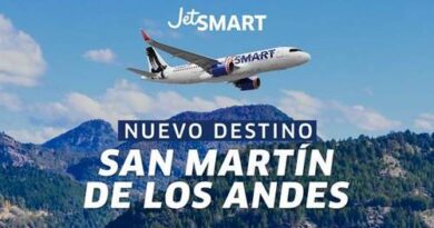 JetSMART comenzará a volar a Chapelco desde Julio