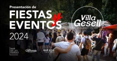 Villa Gesell presentó su calendario de Fiestas y Eventos 2024
