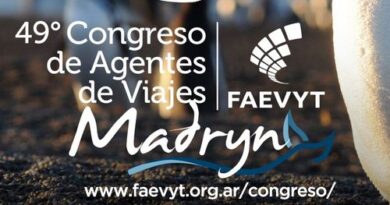 49 edición del Congreso de Agentes de Viajes FAEVYT 13 y 14 de junio en Puerto Madryn