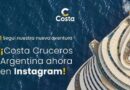 Costa Cruceros Argentina lanzó su perfil oficial de Instagram